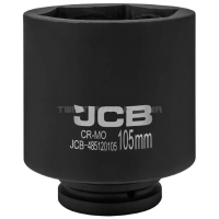 Головка торцева ударна глибока 1" 105 мм (6-гр.) JCB Tools JCB-485120105 Головка торцева ударна глибока 1" 105 мм (6-гр.) JCB Tools JCB-485120105