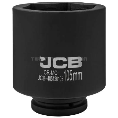 Головка торцева ударна глибока 1" 105 мм (6-гр.) JCB Tools JCB-485120105 Головка торцева ударна глибока 1" 105 мм (6-гр.) JCB Tools JCB-485120105