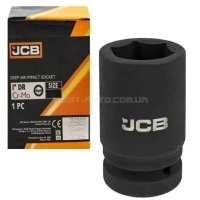 Головка торцева ударна глибока 1" 41 мм (6-гр.) JCB Tools JCB-48510041 Головка торцева ударна глибока 1" 41 мм (6-гр.) JCB Tools JCB-48510041