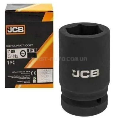 Головка торцева ударна глибока 1" 41 мм (6-гр.) JCB Tools JCB-48510041 Головка торцева ударна глибока 1" 41 мм (6-гр.) JCB Tools JCB-48510041