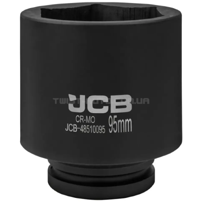 Головка торцева ударна глибока 1" 95 мм (6-гр.) JCB Tools JCB-48510095 Головка торцева ударна глибока 1" 95 мм (6-гр.) JCB Tools JCB-48510095