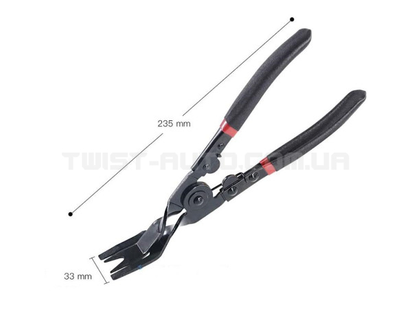 Інструмент для зняття кліпс автомобільних дверей Clip Removal Plier  REWOLT RE T5014