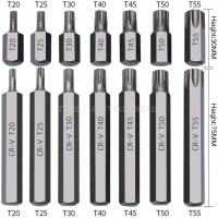 Набір біт TORX / HEX / SPLINE з адаптерами 1/2" і 3/8" — 40 предметів — REWOLT T1347 Набір біт TORX / HEX / SPLINE з адаптерами 1/2" і 3/8" — 40 предметів — REWOLT T1347