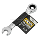 Ключ гайковий короткий з тріскачкою 8 мм JCB Tools JCB-757S08 Ключ гайковий короткий з тріскачкою 8 мм JCB Tools JCB-757S08