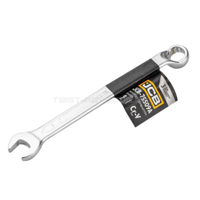 Ключ рожково-накидний 9 мм відігнутий на 75 градусів JCB Tools JCB-75509A