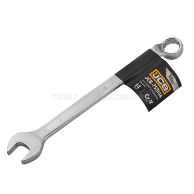 Ключ рожково-накидний 14 мм відігнутий на 75 градусів JCB Tools JCB-75514A