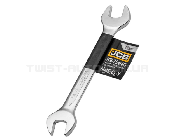 Ключ рожковий 14х15 мм JCB Tools JCB-7541415 Ключ рожковий 14х15 мм JCB Tools JCB-7541415