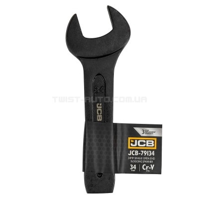 Ключ рожковий ударний 34 мм JCB Tools JCB-79134 Ключ рожковий ударний 34 мм JCB Tools JCB-79134
