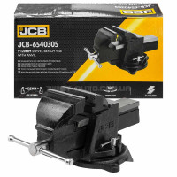 Лещата сталеві поворотні з ковадлом 5" (125мм) JCB Tools JCB-6540305 Лещата сталеві поворотні з ковадлом 5" (125мм) JCB Tools JCB-6540305