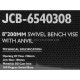 Лещата сталеві поворотні з ковадлом 8" (200мм) JCB Tools JCB-6540308