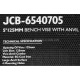 Лещата сталеві з ковадлом 5" (125мм) JCB Tools JCB-6540705