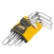 Набір Г-подіб. ключів HEX 9 од. (1,5 мм-10 мм) JCB Tools JCB-5093 Набір Г-подіб. ключів HEX 9 од. (1,5 мм-10 мм) JCB Tools JCB-5093