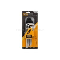 Набір Г-подіб. довгих HEX 10 од. (1,27 мм-10 мм) JCB Tools JCB-5102L Набір Г-подіб. довгих HEX 10 од. (1,27 мм-10 мм) JCB Tools JCB-5102L