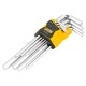 Набір Г-подіб. довгих ключів HEX 9 од. JCB Tools JCB-5093L