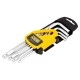 Набір Г-подіб. ключів довгих з кулею HEX 10 од. (1,27 мм- 10 мм) JCB Tools JCB-5102LB Набір Г-подіб. ключів довгих з кулею HEX 10 од. (1,27 мм- 10 мм) JCB Tools JCB-5102LB