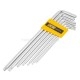 Набір Г-подіб. ключів екстра довгих з отвором TORX 7 од. (T10H-T40H) JCB Tools JCB-5071TXL