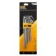 Набір Г-подіб. ключів екстра довгих з отвором TORX 7 од. (T10H-T40H) JCB Tools JCB-5071TXL