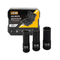 Набір головок глибоких ударних тонкостінних 3 од. 1/2" (6-гр.) JCB Tools JCB-4032TH Набір головок глибоких ударних тонкостінних 3 од. 1/2" (6-гр.) JCB Tools JCB-4032TH