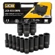 Набір головок ударних глибоких 13 од. 1/2" (6-гр.) JCB Tools JCB-4131-5MPB Набір головок ударних глибоких 13 од. 1/2" (6-гр.) JCB Tools JCB-4131-5MPB