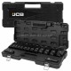 Набір головок ударних глибоких 15 од. 1/2" (12-гр.) JCB Tools JCB-4166D-9MPB Набір головок ударних глибоких 15 од. 1/2" (12-гр.) JCB Tools JCB-4166D-9MPB