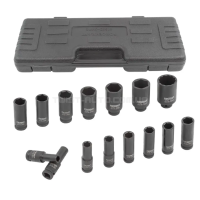 Набір головок ударних глибоких 1/2", 15 пр. (6-гр.) (10-36 мм) FORCEKRAFT FK-4166D-5MPB Набір головок ударних глибоких 1/2", 15 пр. (6-гр.) (10-36 мм) FORCEKRAFT FK-4166D-5MPB