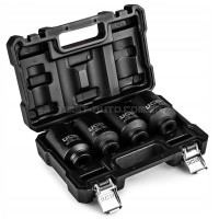 Набор головок ударных глубоких 4 ед. 1/2" (12-гр.) (34, 36, 38, 41 мм) JCB Tools JCB-4045-9MPB Набор головок ударных глубоких 4 ед. 1/2" (12-гр.) (34, 36, 38, 41 мм) JCB Tools JCB-4045-9MPB