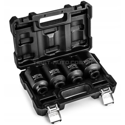Набор головок ударных глубоких 4 ед. 1/2" (6-гр.) (34, 36, 38, 41 мм) JCB Tools JCB-4045-5MPB
