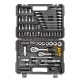 Набір інструментів 82 од. 1/4", 3/8" (6-гр.) (4-22 мм) JCB Tools JCB-4821-5DS Набір інструментів 82 од. 1/4", 3/8" (6-гр.) (4-22 мм) JCB Tools JCB-4821-5DS