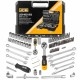 Набір інструментів 82 од. 1/4", 3/8" (6-гр.) (4-22 мм) JCB Tools JCB-4821-5DS Набір інструментів 82 од. 1/4", 3/8" (6-гр.) (4-22 мм) JCB Tools JCB-4821-5DS