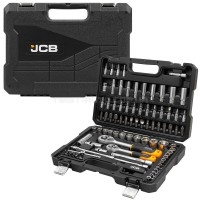 Набір інструментів 94 од. 1/4", 3/8" (6-гр.) (4-22 мм) JCB Tools JCB-4941-5DS Набір інструментів 94 од. 1/4", 3/8" (6-гр.) (4-22 мм) JCB Tools JCB-4941-5DS