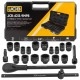Набір інструментів ударних 21 пр. 3/4" (12-гр.) JCB Tools JCB-6213-9MPB