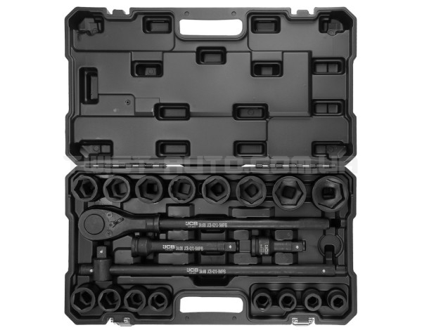 Набір інструментів ударних 21 пр. 3/4" (6-гр.) JCB Tools JCB-6213-5MPB