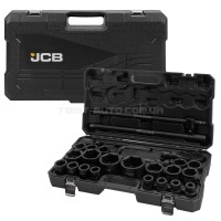 Набір інструментів ударних 26 од. 3/4", 1" (6гр.) JCB Tools JCB-68262-5MPB Набір інструментів ударних 26 од. 3/4", 1" (6гр.) JCB Tools JCB-68262-5MPB