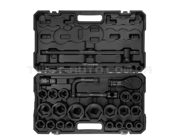 Набір інструментів ударних 26 од. 3/4", 1" (6гр.) JCB Tools JCB-68262-5MPB Набір інструментів ударних 26 од. 3/4", 1" (6гр.) JCB Tools JCB-68262-5MPB