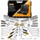Набір інструменту комбінований 218 од. 1/4", 3/8", 1/2" (6-гр.) (4-22 мм) JCB Tools JCB-42182-5 Набір інструменту комбінований 218 од. 1/4", 3/8", 1/2" (6-гр.) (4-22 мм) JCB Tools JCB-42182-5