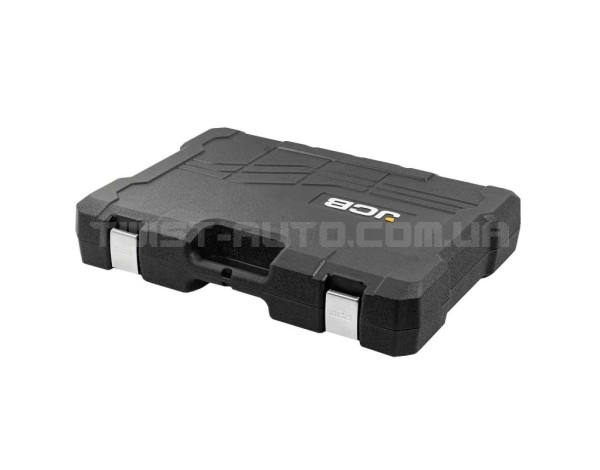 Набір інструменту комбінований 218 од. 1/4", 3/8", 1/2" (6-гр.) (4-22 мм) JCB Tools JCB-42182-5 Набір інструменту комбінований 218 од. 1/4", 3/8", 1/2" (6-гр.) (4-22 мм) JCB Tools JCB-42182-5