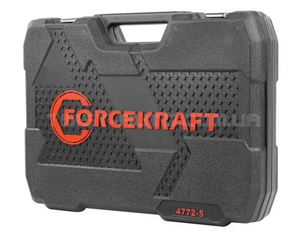 Набір інструменту комбінований 77 пр. 1/4", 1/2" (6-гр.) (4-32 мм) FORCEKRAFT FK-4772-5 Набір інструменту комбінований 77 пр. 1/4", 1/2" (6-гр.) (4-32 мм) FORCEKRAFT FK-4772-5