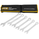 Набір ключів рожково-накидних в чохлі 6 од. (33-50 мм) JCB Tools JCB-5061P Набір ключів рожково-накидних в чохлі 6 од. (33-50 мм) JCB Tools JCB-5061P