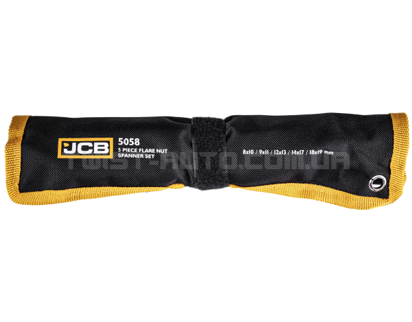 Набір розрізних ключів в чохлі 5 од. JCB Tools JCB-5058P (JCB-5058)