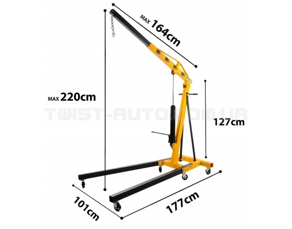 Підкатний кран для СТО 2т JCB Tools JCB-TH72004 Підкатний кран для СТО 2т JCB Tools JCB-TH72004