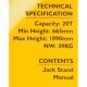 Підставка ремонтна 20т JCB Tools JCB-TZ200012 Підставка ремонтна 20т JCB Tools JCB-TZ200012