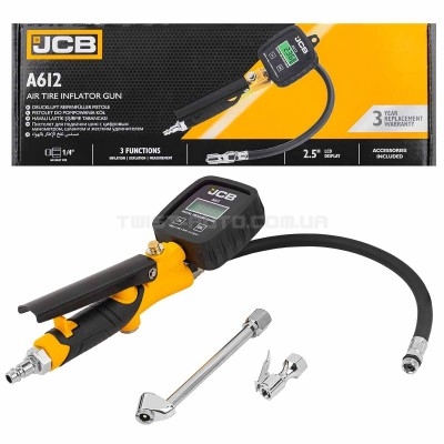 Пістолет для накачування коліс JCB Tools JCB-A612 Пістолет для накачування коліс JCB Tools JCB-A612
