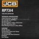Пневматична зачисна машинка 1/4" JCB Tools JCB-RP7314 Пневматична зачисна машинка 1/4" JCB Tools JCB-RP7314