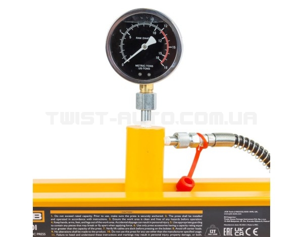 Прес гідравлічний настільний 12т JCB Tools JCB-TY12001