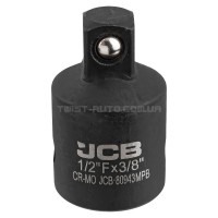 Ударный адаптер 1/2"(F) x 3/8"(M) JCB Tools JCB-80943MPB Ударный адаптер 1/2"(F) x 3/8"(M) JCB Tools JCB-80943MPB