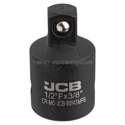 Ударний адаптер 1/2"(F) x 3/8"(M) JCB Tools JCB-80943MPB Ударний адаптер 1/2"(F) x 3/8"(M) JCB Tools JCB-80943MPB