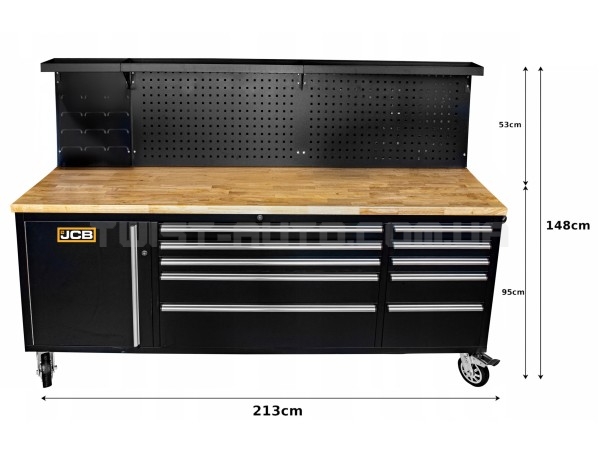 Верстат метелевий слюсарний, пересувний JCB Tools JCB-01Y0109 Верстат метелевий слюсарний, пересувний JCB Tools JCB-01Y0109