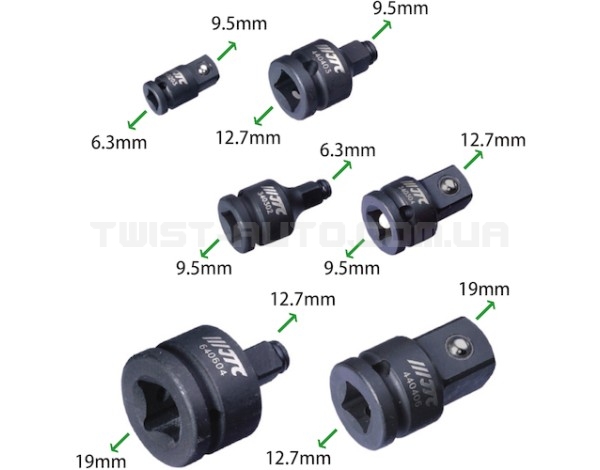 Набір ударних адаптерів 6од. 646S JTC