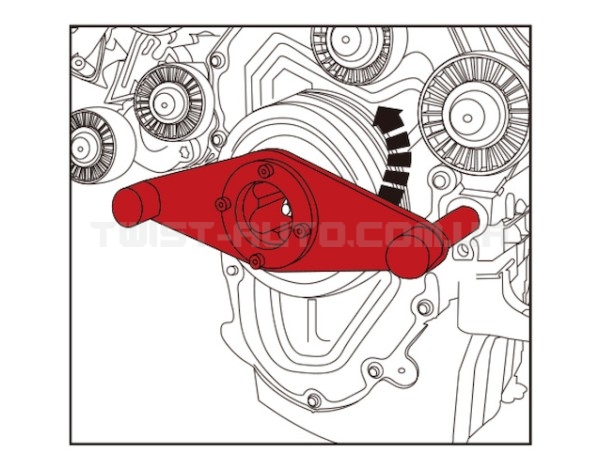 Набір інструментів для фіксації GRM Jaguar, Land Rover JLR 2.0 Ingenium Diesel 6929 JTC