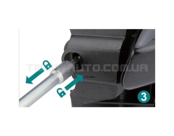 Пристрій для зняття та встановлення зовнішньої ручки дверей VW T10539 6659 JTC